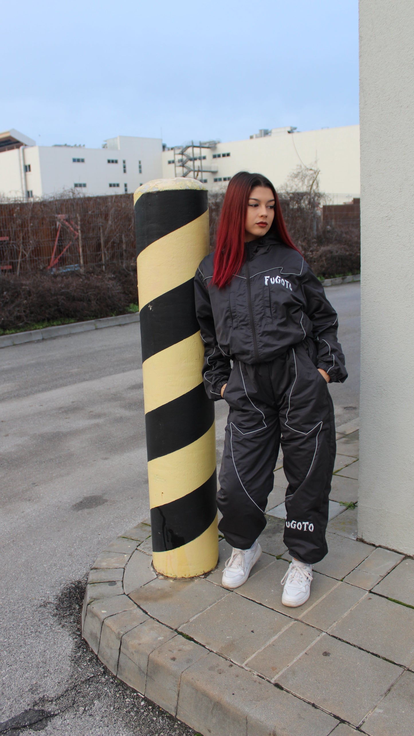 Woman Windbreaker Set "SHADOW TRACE"